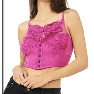 Free People Women's Have My Heart Tank in Raspberry Sherbet